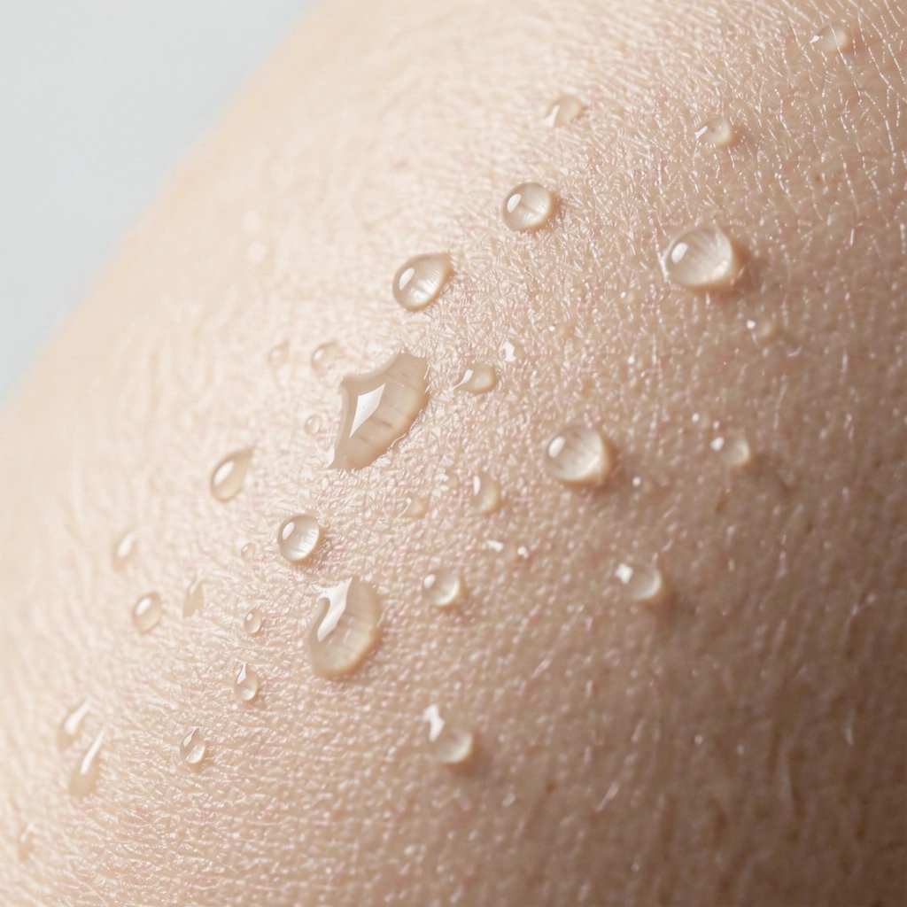 Skin texture visual